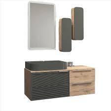 Aquanil Arron 100 Aynalı Banyo Dolabı - 1