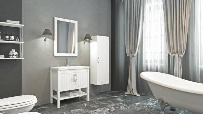 Aquanil Helen 100 Aynalı Banyo Dolabı - 1