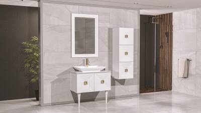 Aquanil Mostar 80 Aynalı Banyo Dolabı - 1