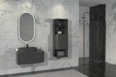 Aquanil Siesta 92 Aynalı Banyo Dolabı Sağ - 1