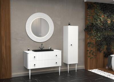 Aquanil Solaris 120 Aynalı Banyo Dolabı - 1