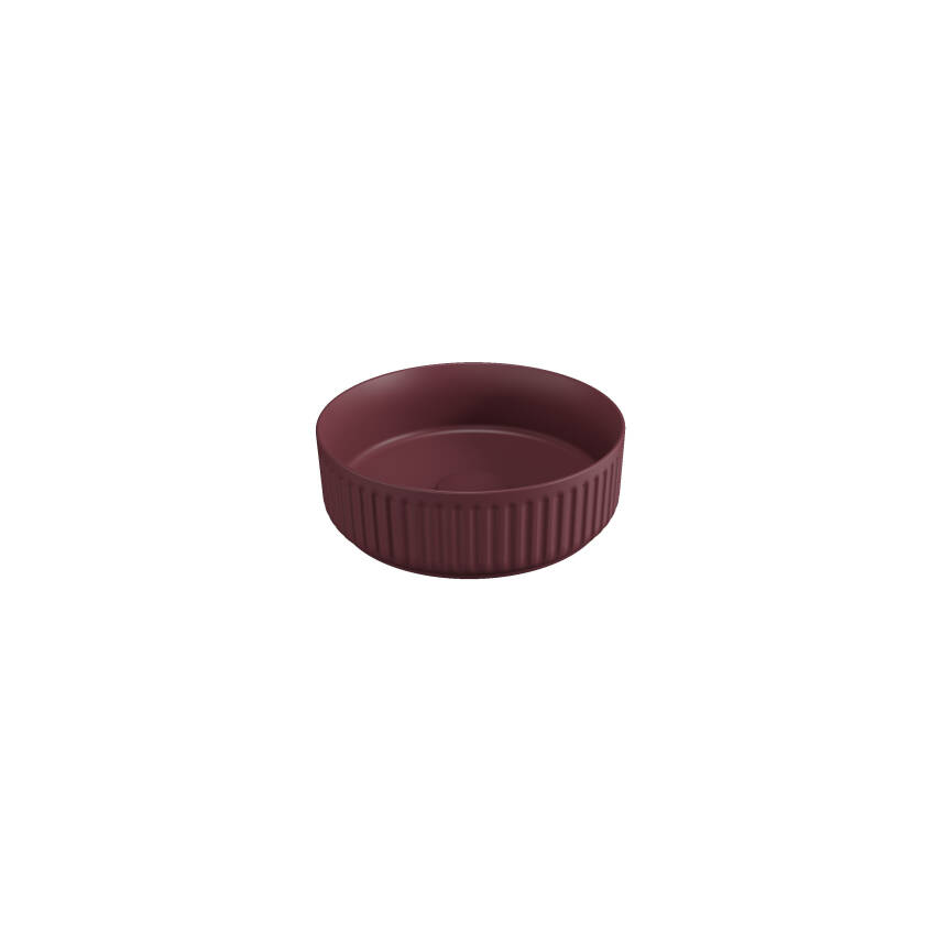 ARTISAN EDITION Ion Tezgah Üzeri Lavabo 36 cm Rustik Bordo - 1
