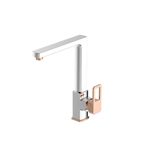 Bien Salvo Plus Colours Eviye Bataryası ( Döküm Çıkış Uçlu) Krome - Rose Gold - 1