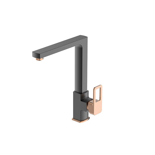 Bien Salvo Plus Colours Eviye Bataryası ( Döküm Çıkış Uçlu) Siyah - Rose Gold - 3