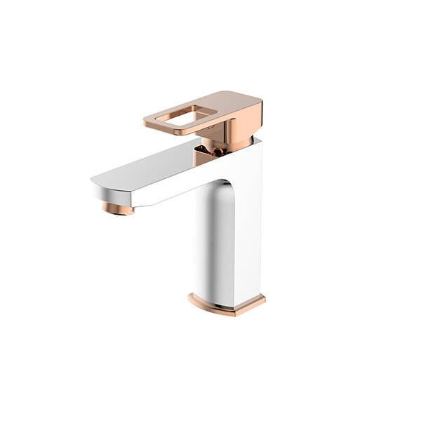 Bien Salvo Plus Colours Lavabo Bataryası Krome - Rose Gold - 1