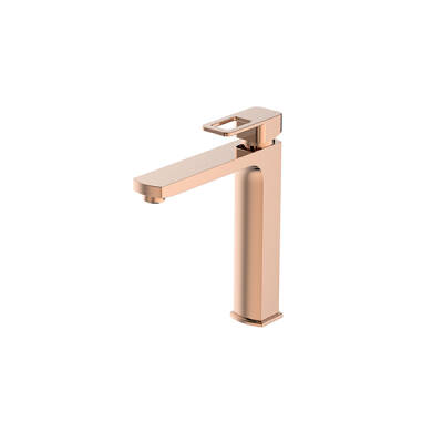 Bien Salvo Plus Colours Orta Boy Yüksek Tip Lavabo Bataryası - -Rose Gold - 2