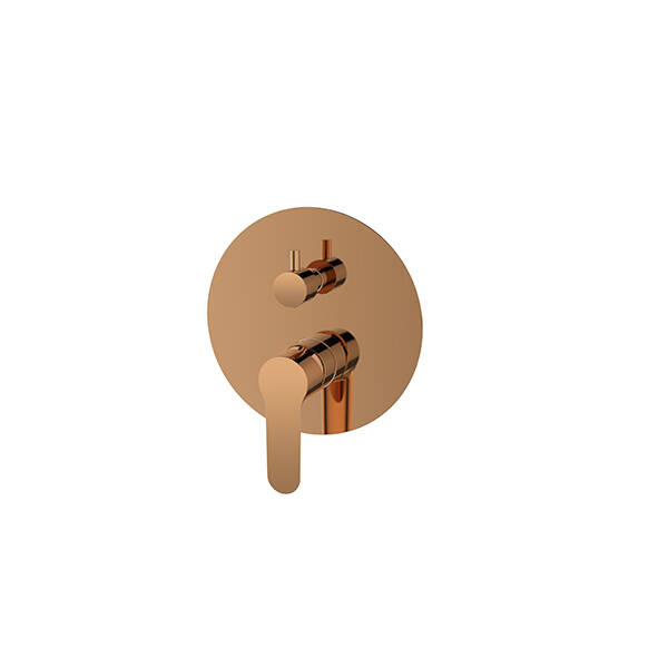 Bien Water Flowbox Sistemleri Round Ankastre Banyo Bataryası 2F - Sıva Üstü Rose Gold - 2