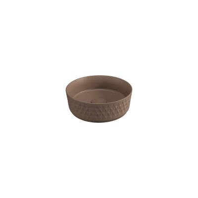 Davanti Tezgah Üzeri Lavabo Beyaz 36cm Vizon - 1
