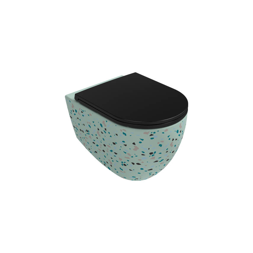 Infinity CleaRim Plus Asma Klozet Terrazzo Mint - 1