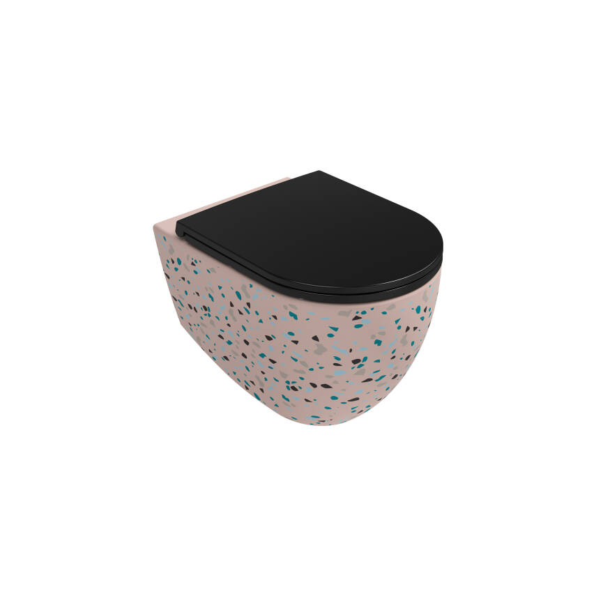 Infinity CleaRim Plus Asma Klozet Terrazzo Somon - 1