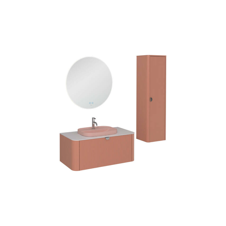 INFINITY RAGGIO Banyo Dolabı Seti 100 cm - 1