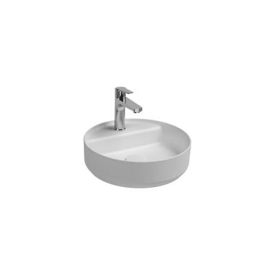 Infinity Tezgah Üzeri Lavabo 42 cm Mat Beyaz - 1