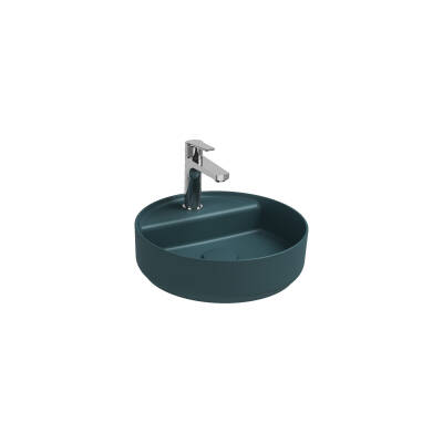 Infinity Tezgah Üzeri Lavabo 42 cm Petrol Yeşili - 1