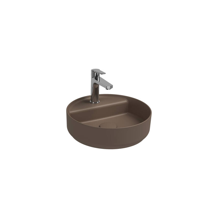 Infinity Tezgah Üzeri Lavabo 42 cm Vizon - 1