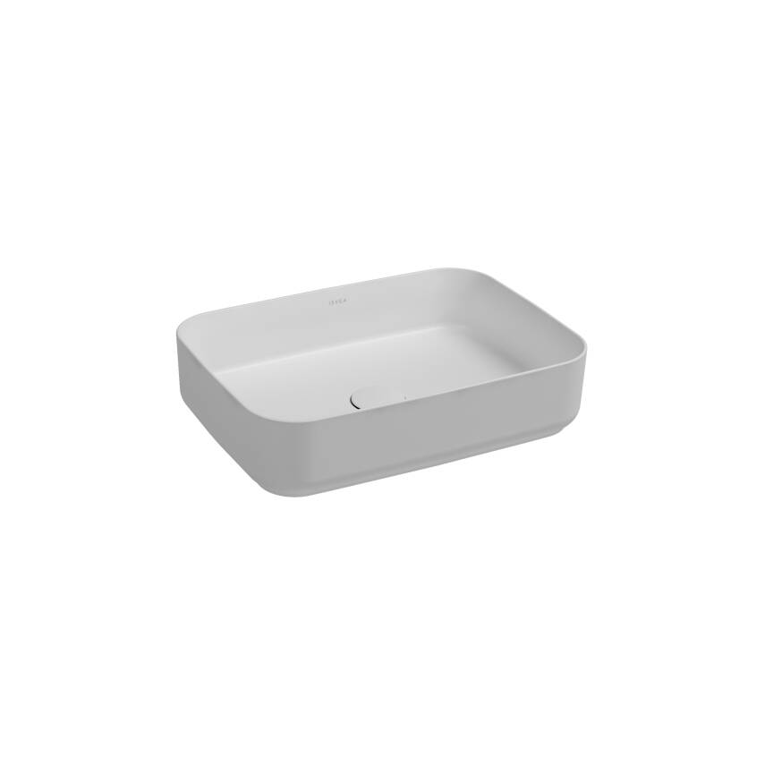 Infinity Tezgah Üzeri Lavabo 50 cm Mat Beyaz - 1
