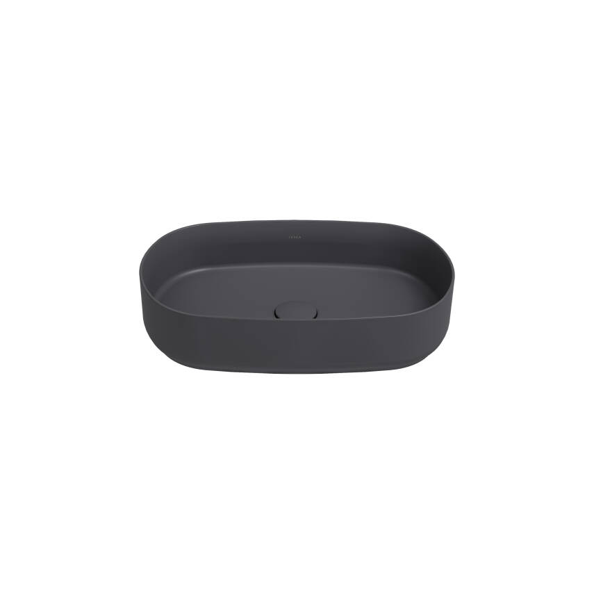 Infinity Tezgah Üzeri Lavabo 55 cm Antrasit - 1