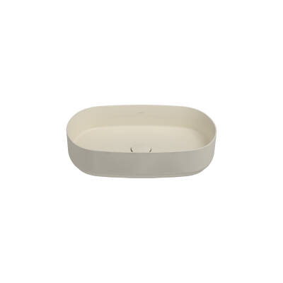 Infinity Tezgah Üzeri Lavabo 55 cm Fildişi - 1