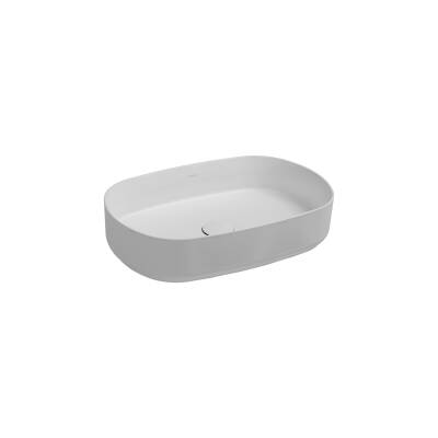 Infinity Tezgah Üzeri Lavabo 55 cm Mat Beyaz - 1