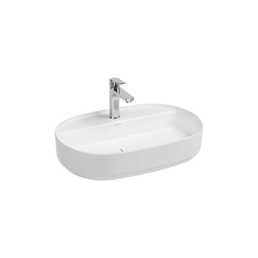 Infinity Tezgah Üzeri Lavabo 60 cm Beyaz - 1