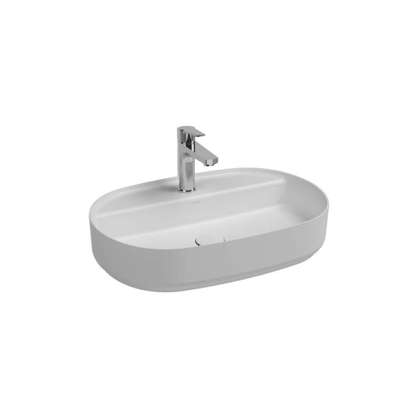 Infinity Tezgah Üzeri Lavabo 60 cm Mat Beyaz - 1