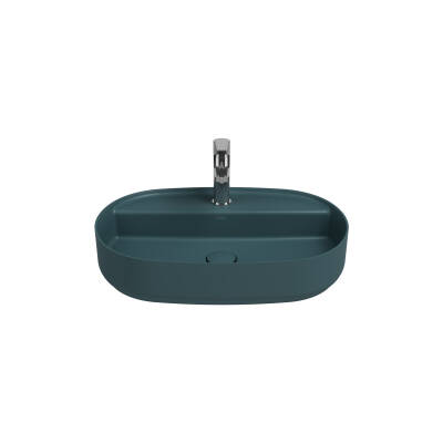 Infinity Tezgah Üzeri Lavabo 60 cm Petrol Yeşili - 1