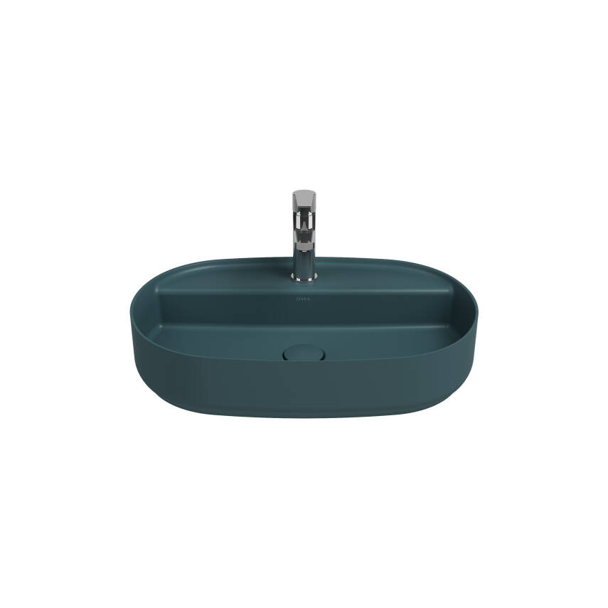 Infinity Tezgah Üzeri Lavabo 60 cm Petrol Yeşili - 1