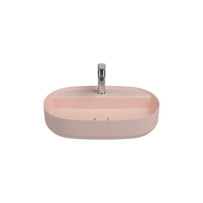 Infinity Tezgah Üzeri Lavabo 60 cm Somon - 1