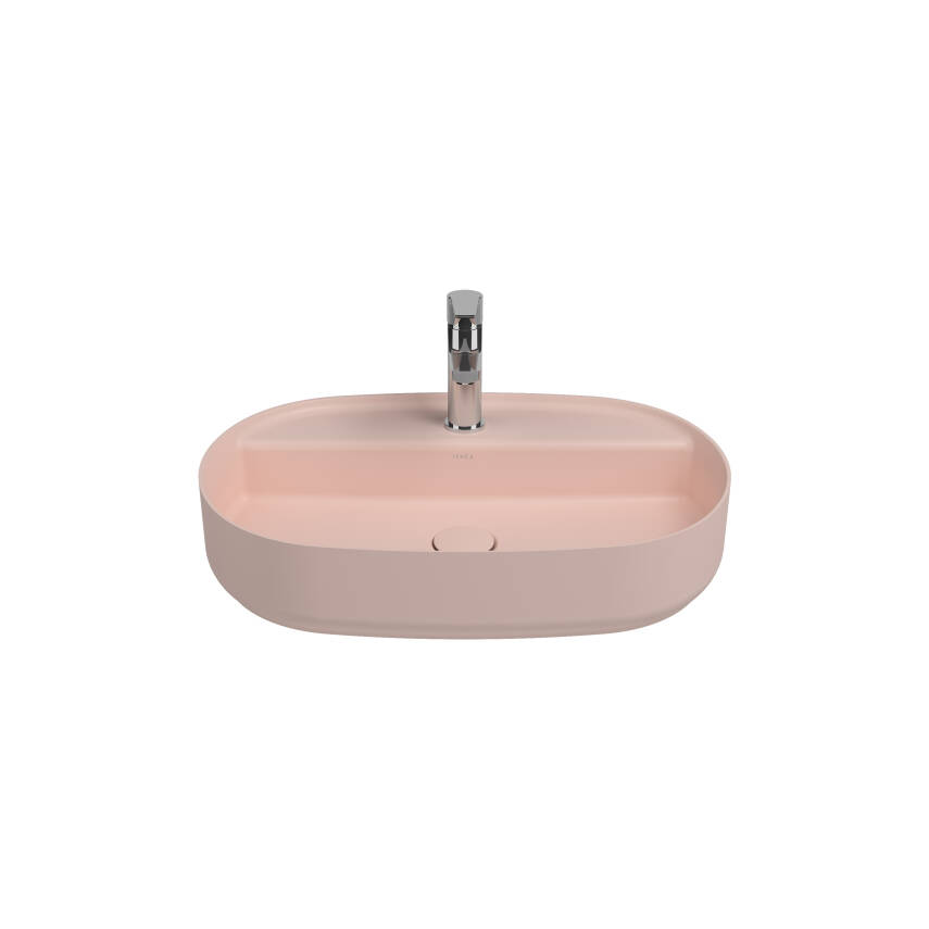 Infinity Tezgah Üzeri Lavabo 60 cm Somon - 1