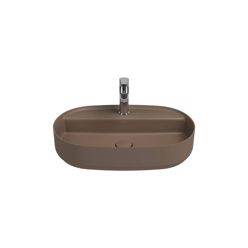 Infinity Tezgah Üzeri Lavabo 60 cm Vizon - 1