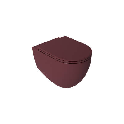 Isvea Infinity Clearim Plus Asma Klozet Rustik Bordo - 1