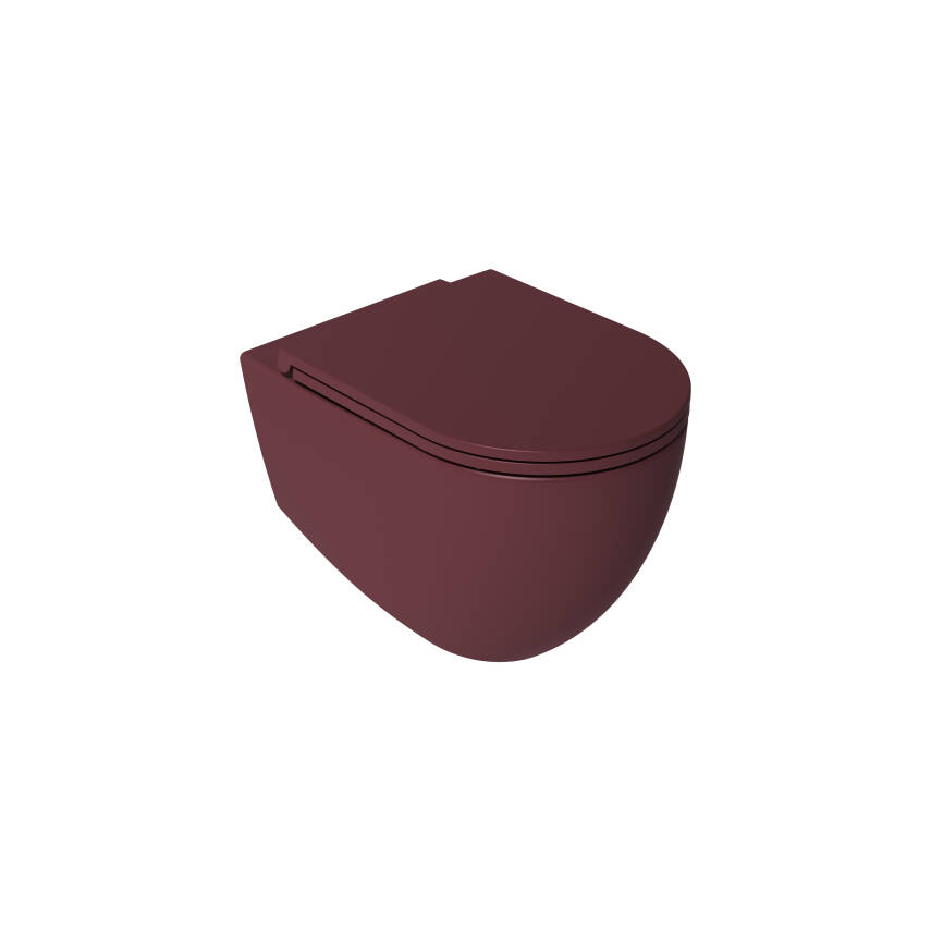 Isvea Infinity Clearim Plus Asma Klozet Rustik Bordo - 1