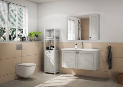 MERGO Banyo Dolabı Seti 80 cm - 1