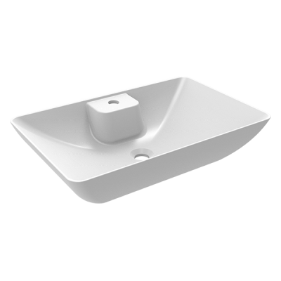 MOTTO DİKDÖRTGEN GÖVDE ÜSTÜ LAVABO 65CM BATARYA DELİKLİ - 3
