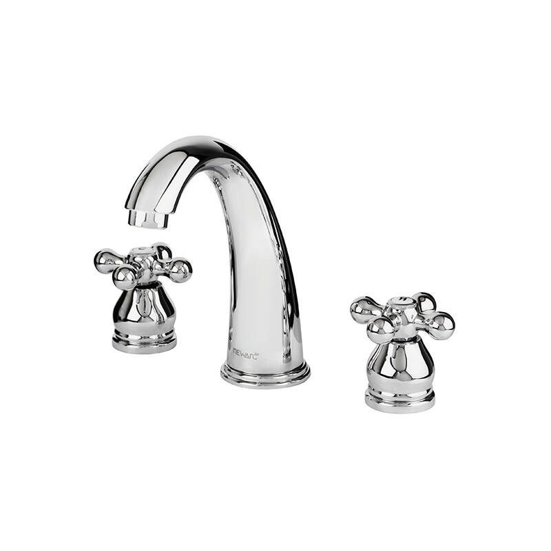 NOSTALGIC 3 DELİKLİ LAVABO BATARYASI - KROM - 1