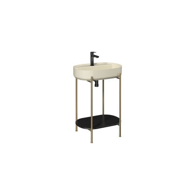 Puno Art 60cm Lavabo Ünitesi Fildişi (Lavabo Dahil) - 1