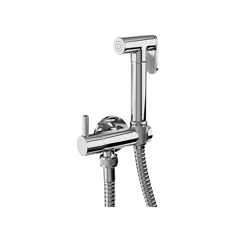 SHUTOFF DUŞLAR SPİRALLİ TAHARAT MUSLUĞU - ARA MUSLUK DAHİL - KROM - 1
