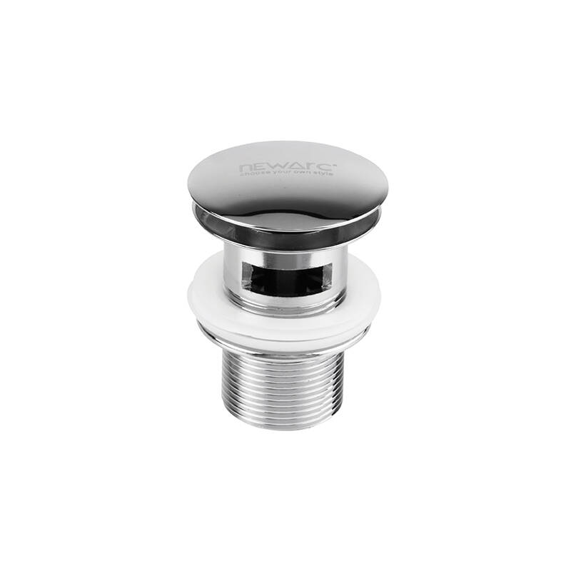 SİFON TAKIMLARI BASMALI DELİKLİ ÜST TAKIM SİFON KROM - 1