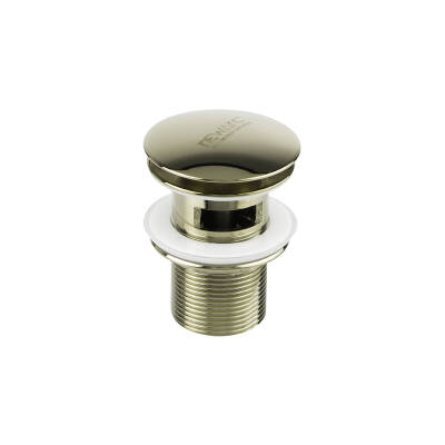 SİFON TAKIMLARI BASMALI DELİKSİZ ÜST TAKIM SİFON BRONZ - 1