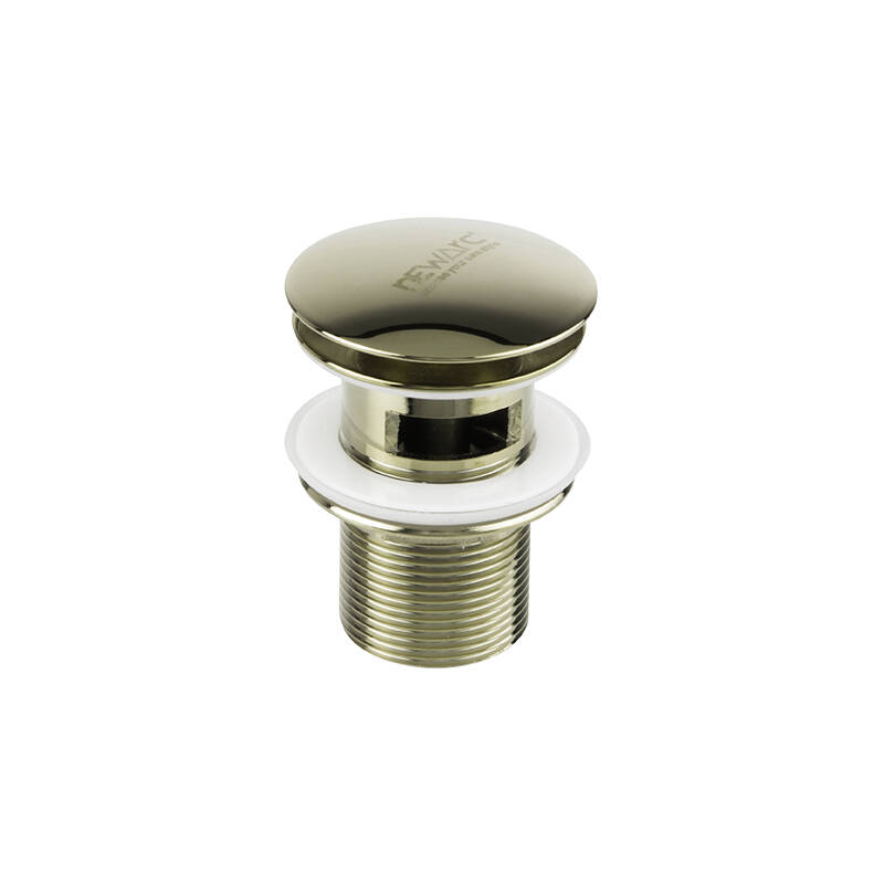 SİFON TAKIMLARI BASMALI DELİKSİZ ÜST TAKIM SİFON BRONZ - 1