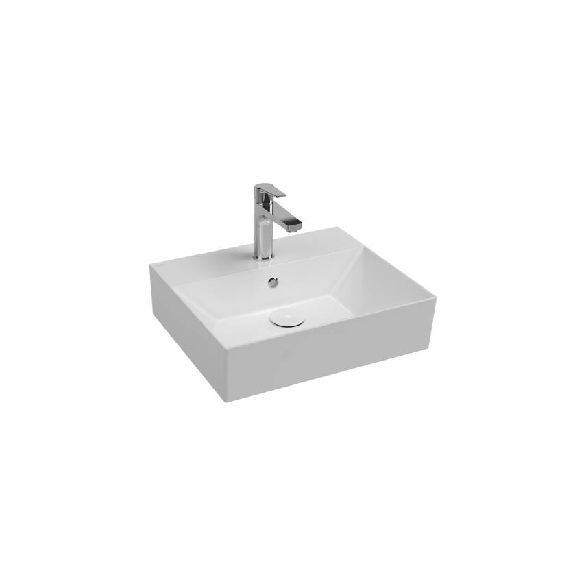 SistemaZ Tezgah Üstü Lavabo 51 cm Beyaz - 1