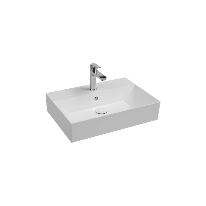 SistemaZ Tezgah Üstü Lavabo 60 cm Beyaz - 1