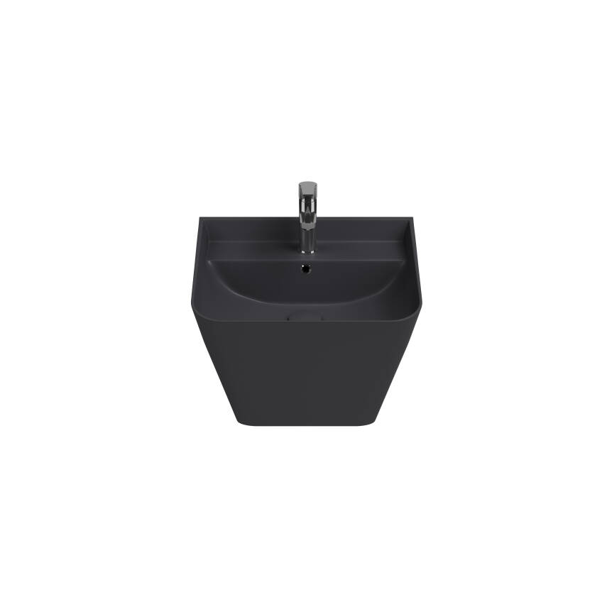 Sott Aqua Monoblok Asma Lavabo 50 cm Antrasit - 1