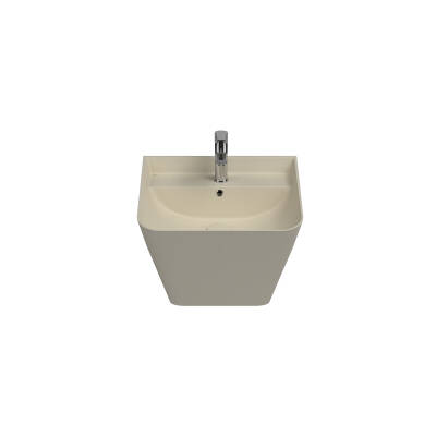 Sott Aqua Monoblok Asma Lavabo 50 cm Fildişi - 1